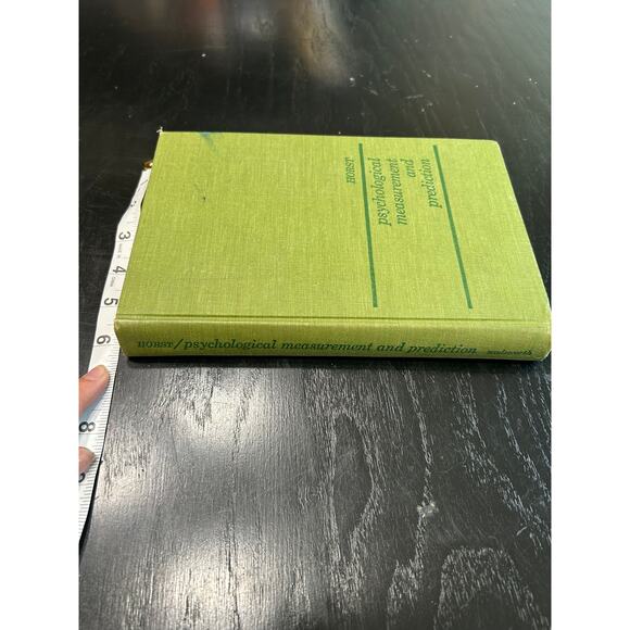 Psychological Measurements & predictions- Horst-green with notes- 1966- used - Picture 2 of 7